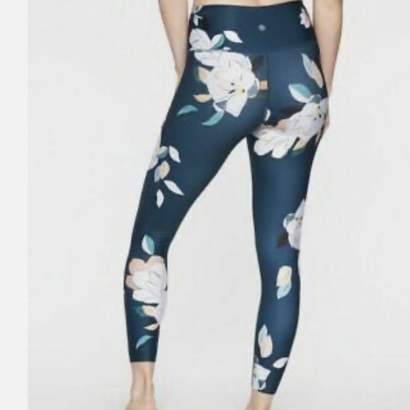 ATHLETA Floral Elation 7/8‎ Tights Pants Size XS - Picture 2 of 9